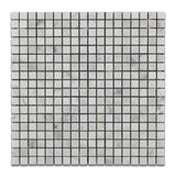 5/8 X 5/8 Carrara White Marble Polished Mosaic Tile-Marble Mosaic-American Tile Depot