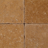 3 X 6 Noce Travertine Tumbled Subway Brick Field Tile