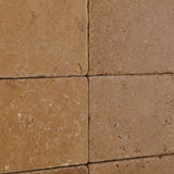 3 X 6 Noce Travertine Tumbled Subway Brick Field Tile