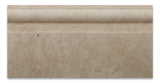 Ivory Travertine Honed 6 X 12 Baseboard Trim Molding