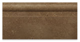 Noce Travertine Honed 6 X 12 Baseboard Trim Molding