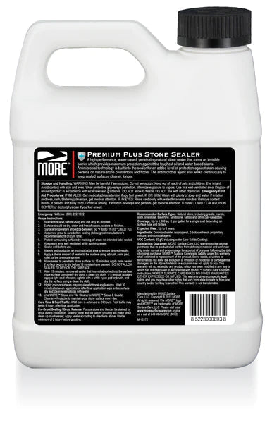 MORE™ Premium Plus Stone Sealer - w/Antimicrobial Protection-Care & Maintenance-American Tile Depot