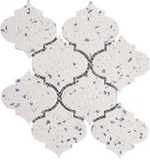 Terrazzo Blue Marble Polished 4" Morocco Mosaic Tile