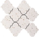 Terrazzo Gold Marble Polished 4" Morocco Mosaic Tile