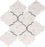 Terrazzo Gold Marble Polished 4" Morocco Mosaic Tile