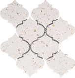 Terrazzo Gold Marble Polished 4" Morocco Mosaic Tile