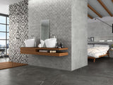 24 X 24 Madison Argent Matte Limestone Look Porcelain Tile-PORCELAIN-Large Format-American Tile Depot