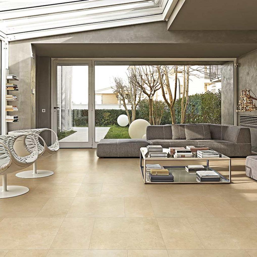 24 X 24 Luxury Marfil Matte Marble Look Porcelain Tile