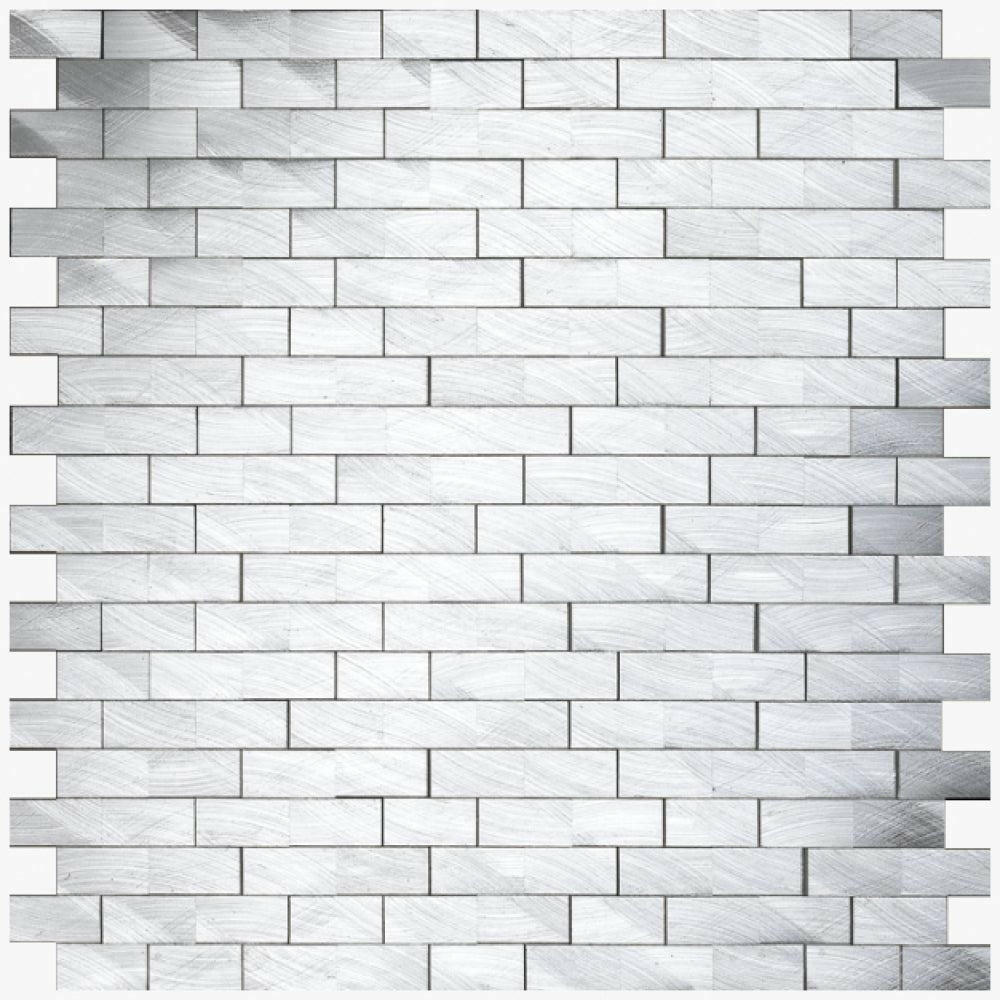 Metal Mythos Linear Mosaic Wall Tile-Metal Mosaic-American Tile Depot