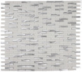 Metal Aluminum Linear Mosaic Wall Tile