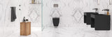 24 X 48 New Calacatta White Bookmatch Polished Marble Look Porcelain Tile