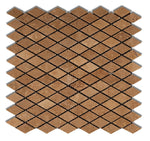 Noce Travertine 1" Diamond Tumbled Mosaic Tile-Travertine Mosaic-American Tile Depot