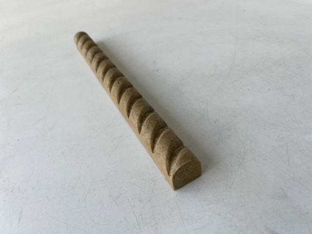 Noce Travertine Honed 1 X 12 Rope Liner-Travertine Molding/Trim-American Tile Depot