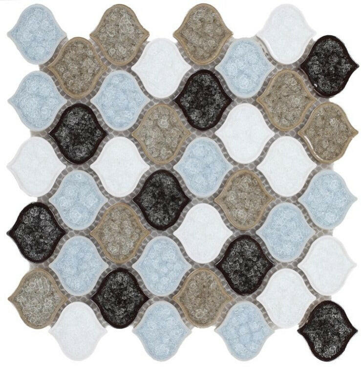 Oasis Abby Arabesque Mosaic Wall Tile-Ceramic Tile-American Tile Depot