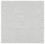 Orb Noon Fancy White Penny Round Handmade Porcelain Mosaic Tile-Porcelain Mosaic-American Tile Depot