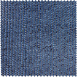 Orb Night Blue Penny Round Handmade Porcelain Mosaic Tile-Porcelain Mosaic-American Tile Depot