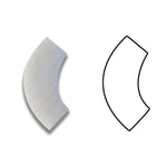 Oriental White / Asian Statuary Marble Honed Quarter - Round Trim Molding-Marble Molding/Trim-American Tile Depot