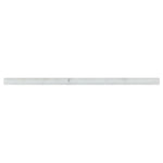 Oriental White / Asian Statuary Marble Polished 1/2 X 12 Pencil Liner-Marble Molding/Trim-American Tile Depot