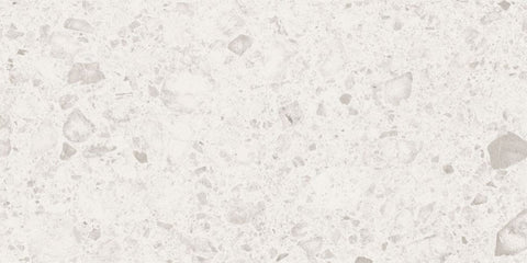 24 X 48 Orobica Bianca Matte Terrazzo Look Porcelain Tile