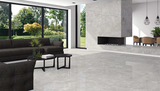 24 X 24 Puccini Perla Polished Marble Look Porcelain Tile