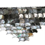 Perry Black Scale Pearl Mosaic Wall Tile-Pearl Mosaic-American Tile Depot