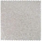 Perry White Arrow Elongated Hexagon Pearl Mosaic Wall Tile-Pearl Mosaic-American Tile Depot