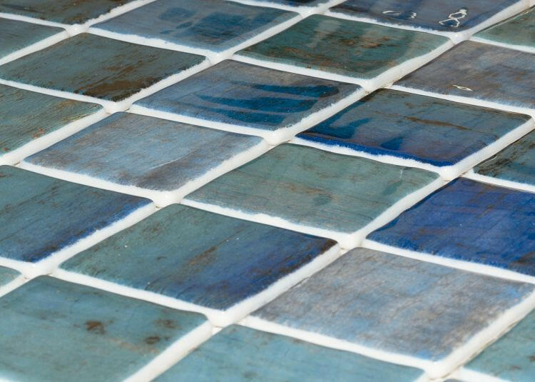 Phoenix Jasper Forest Blue Polished Square Glass Mosaic Tile-Recycled Glass Mosaic-American Tile Depot