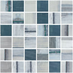 Phoenix Jasper Grey Square Glass Mosaic Tile-Recycled Glass Mosaic-American Tile Depot