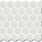 Phoenix Stoneglass XL Gainsboro Matte Hexagon Glass Mosaic Tile-Recycled Glass Mosaic-American Tile Depot