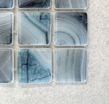 Phoenix Jasper Borneo Polished Square Glass Mosaic Tile