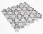 Planet Dusk Polished Circular Marble Mosaic Tile-Marble Mosaic-American Tile Depot