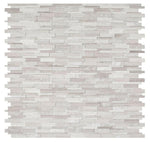 Precious Stone Egypt Grey Linear Marble Mosaic Wall Tile-Marble Mosaic-American Tile Depot