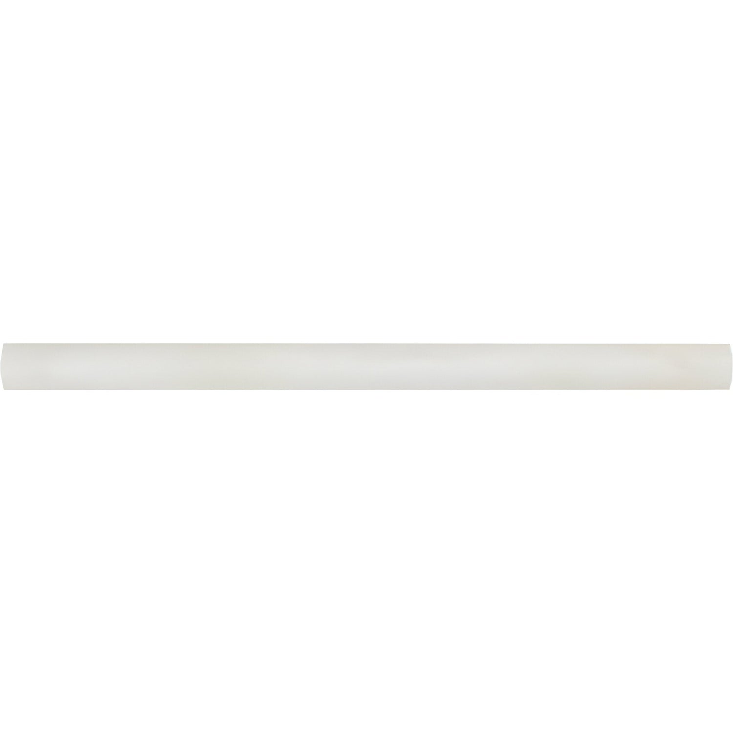 Premium White Onyx Polished 3/4 X 12 Bullnose Liner-Marble Molding/Trim-American Tile Depot