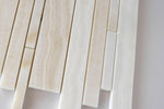 Premium White Onyx VEIN-CUT Polished Random Strip Mosaic Tile-Onyx Mosaic-American Tile Depot