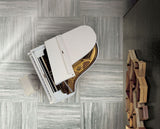 12 X 24 Prexious Pearl Attraction Glossy Marble Look Porcelain Tile