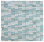 Prime Blue Multi-Sized Rectangular Mosaic Wall Tile-Mixed Mosaic-American Tile Depot