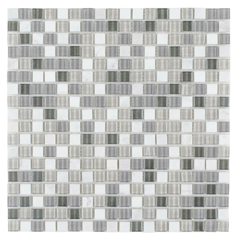 Prime Sea Mini Square Mosaic Wall Tile-Mixed Mosaic-American Tile Depot