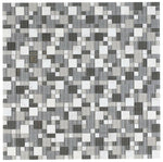 Prime Sea Multi-Sized Rectangular Mosaic Wall Tile-Mixed Mosaic-American Tile Depot