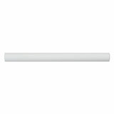 Thassos White Marble Honed Quarter - Round Trim Molding