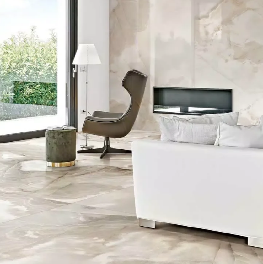 24 X 48 Reves Noisette Matte Onyx Look Porcelain Tile