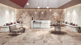 24 X 48 Reves Rose Glossy Onyx Look Porcelain Tile