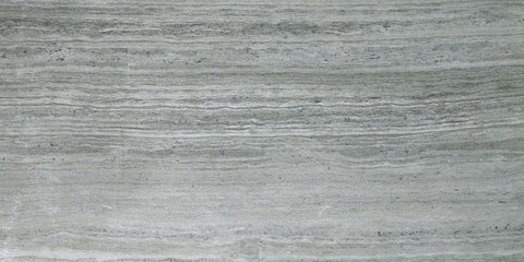 12 X 24 River Grey Matte Travertine Look Porcelain Tile