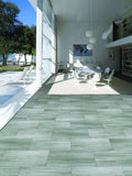 12 X 24 River Grey Lappato Semi-Polished Travertine Look Porcelain Tile