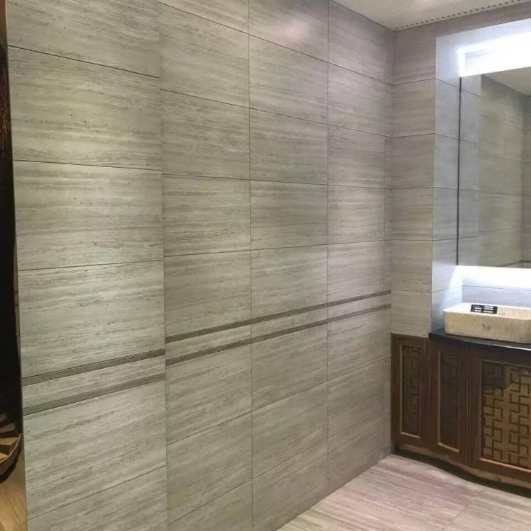 12 X 24 River Silver Matte Travertine Look Porcelain Tile