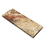 Scabos Travertine Honed 5 X 12 Baseboard Trim Molding-Travertine Molding/Trim-American Tile Depot