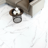 24 X 24 Calacatta Bronze Polished Marble Look Porcelain Tile