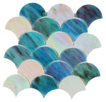 Seashell Sky Scale Glass Mosaic Tile-Glass Mosaic-American Tile Depot