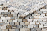 Selene Beach Square Mosaic Wall Tile-Mixed Mosaic-American Tile Depot