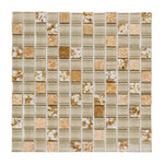 Selene Deity Square Mosaic Wall Tile-Mixed Mosaic-American Tile Depot