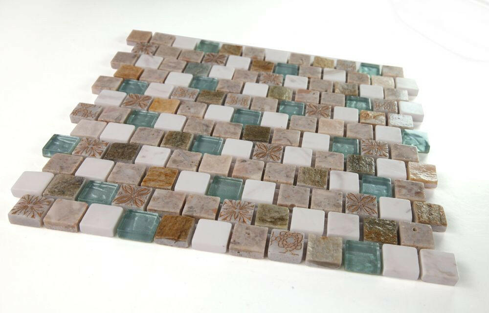 Selene Summer Square Mosaic Wall Tile-Mixed Mosaic-American Tile Depot